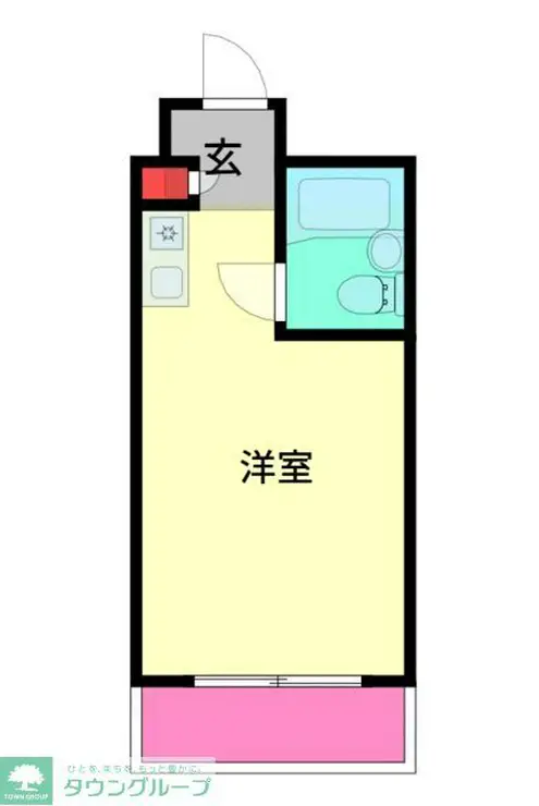 マリオン平山城址 1階階 間取り