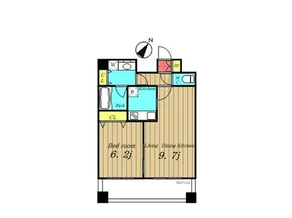 アルテシモ フォンテ(1LDK/11階)の間取り写真