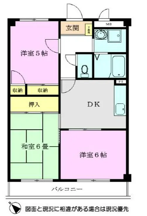 ドエル朝霞台 1階階 間取り