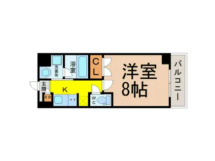 シティライフ池下北(1K/2階)の間取り写真