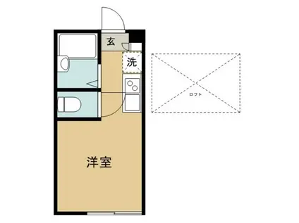 AZEST-RENT小平(ワンルーム/1階)の間取り写真