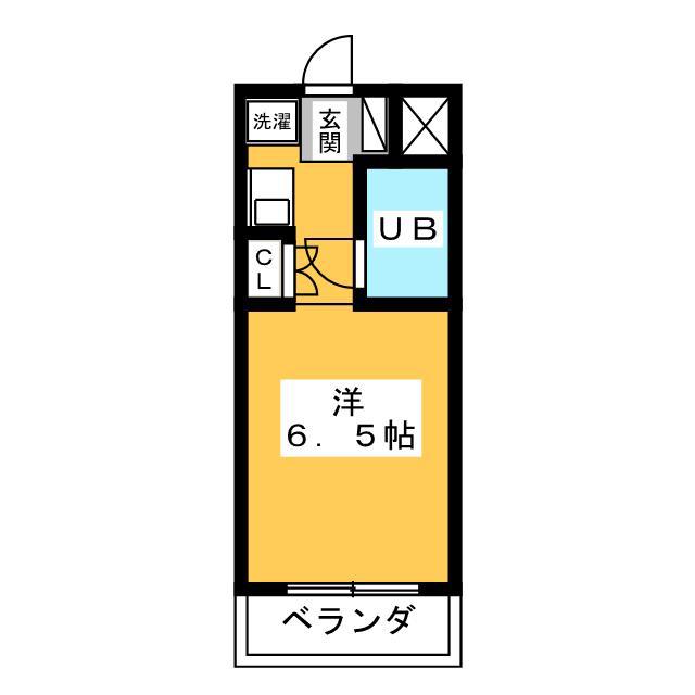 ノアーズアーク(1K/4階)の間取り写真
