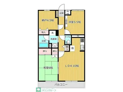 センチュリー大成(3LDK/2階)の間取り写真