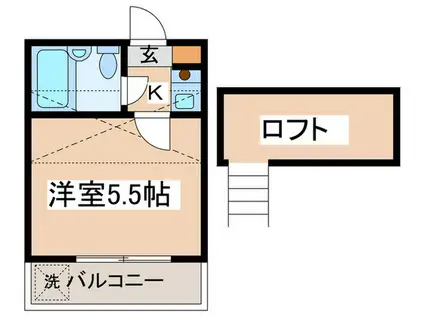 アートパレス千川NO.1(1K/1階)の間取り写真