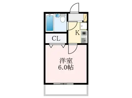 アヴニールふじわら(1K/5階)の間取り写真