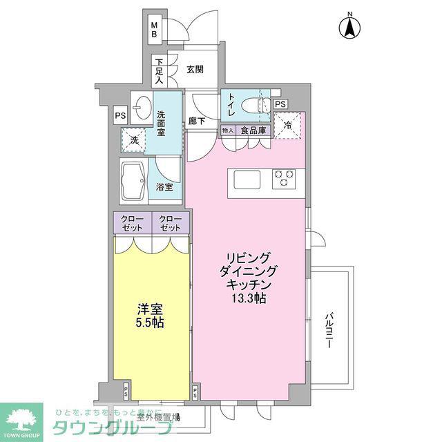 サンシャイン松本NO.17(1LDK/1階)の間取り写真