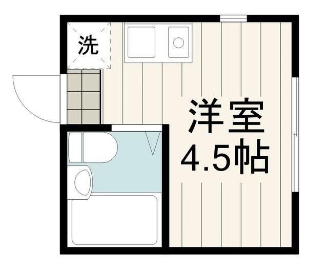 シャンテ東日暮里(ワンルーム/1階)の間取り写真