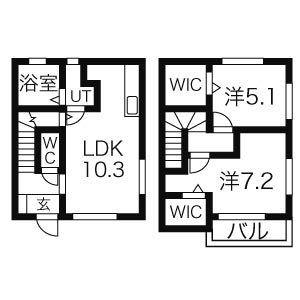 レーヴサイトラ(2LDK/1階)の間取り写真