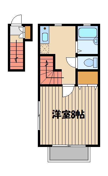 マノワールエム(1K/2階)の間取り写真