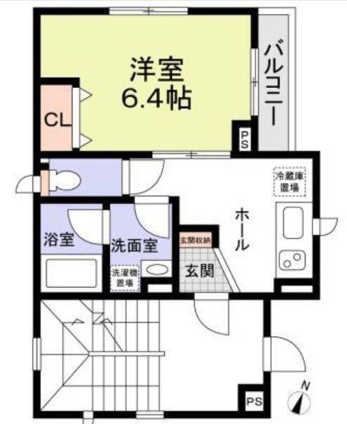 HOSHINO(1K/3階)の間取り写真