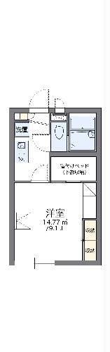 レオパレスたんぽぽ(1K/1階)の間取り写真