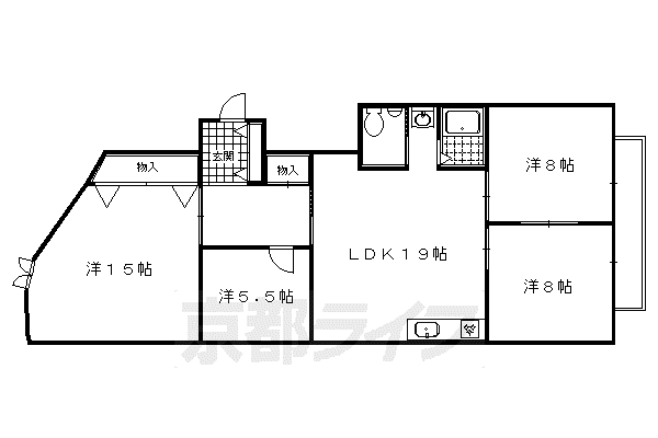 ラビリンス(4LDK/1階)の間取り写真