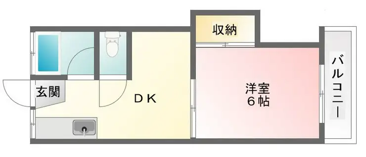 マンション笠森 3階階 間取り