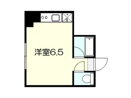 メゾン北花田(ワンルーム/1階)の間取り写真