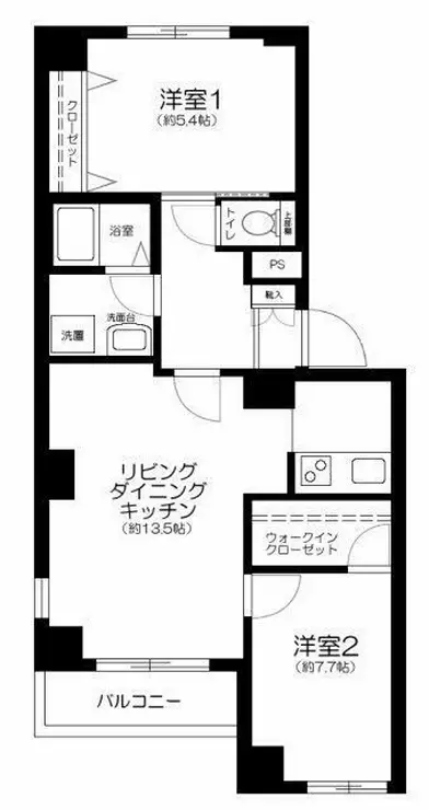 ソフィア中落合 1階階 間取り