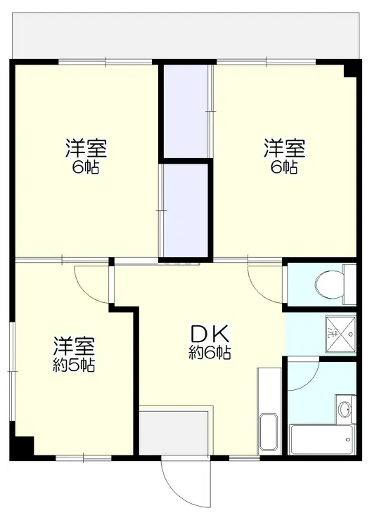 メゾンかさはら 1階階 間取り