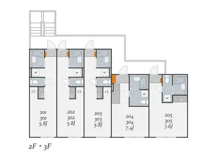 コート大和(ワンルーム/3階)の間取り写真