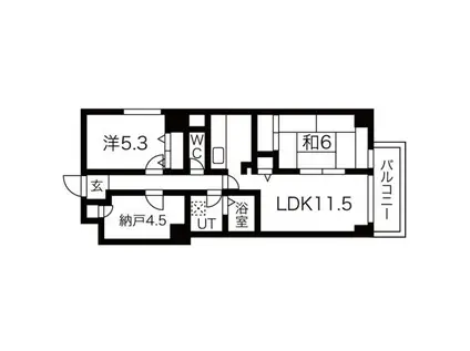 パインフィールド吉祥院(3LDK/3階)の間取り写真