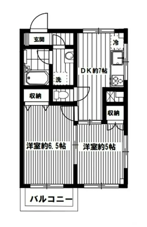 エーデルハイム 1階階 間取り