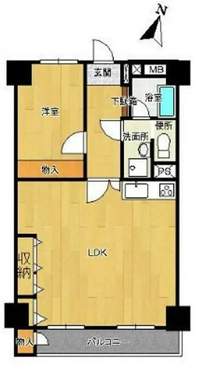 しらとり台住宅2号棟 7階階 間取り