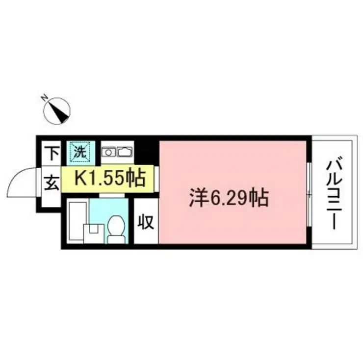 パレス登戸 2階階 間取り