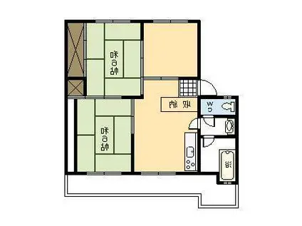 L.VILLAGE恒久(3DK/1階)の間取り写真