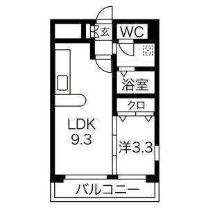 T&KエステートI(1LDK/1階)の間取り写真