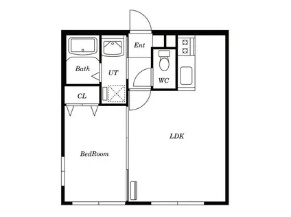 AMICAL(1LDK/3階)の間取り写真