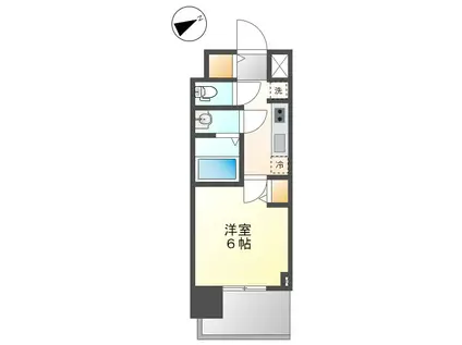 アドバンス名古屋ブランシュ(1K/10階)の間取り写真