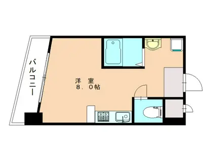 メゾン・ド・エール(ワンルーム/5階)の間取り写真