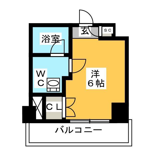 パークアクシス錦糸町スタイルズ(ワンルーム/5階)の間取り写真