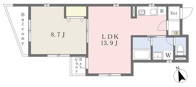 PRECIOUS MORIOKA(1LDK/3階)の間取り写真