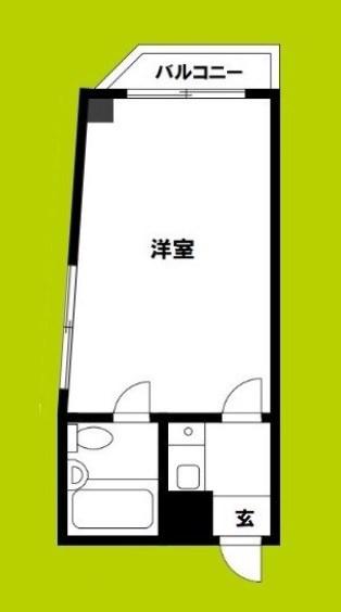 リバーサイド東梅田(1K/7階)の間取り写真