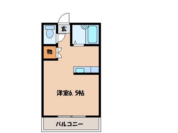 COMODOマリフ(ワンルーム/2階)の間取り写真
