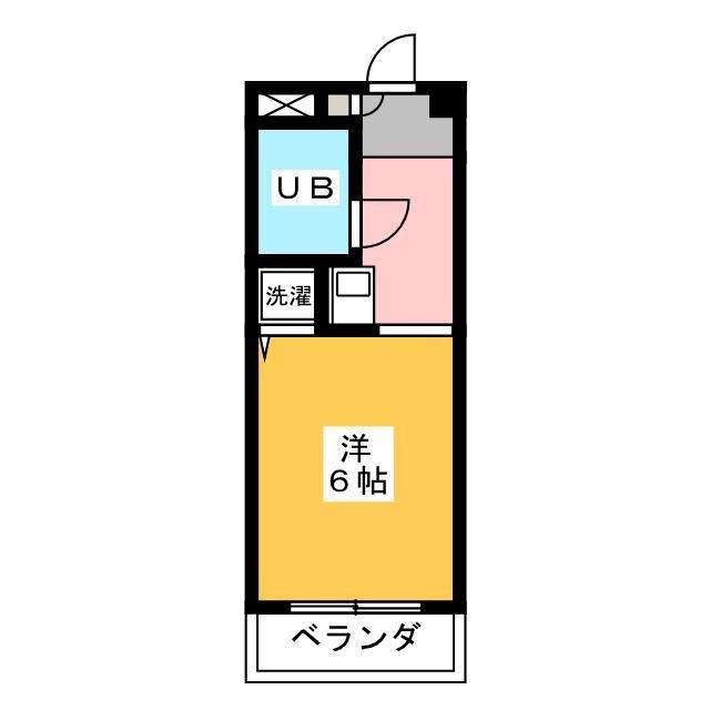 ビクセル武蔵関(ワンルーム/3階)の間取り写真