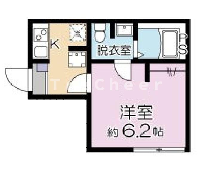 アイクル西川口(1K/2階)の間取り写真