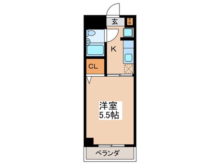 吉祥寺北町ハイツ(1K/1階)の間取り写真