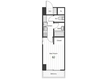 サンフラワー豊玉(1K/3階)の間取り写真