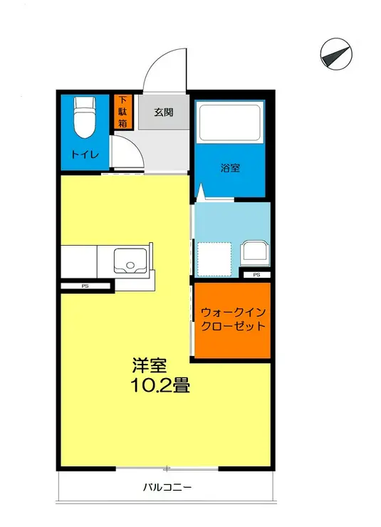 ドミール橋本 3階階 間取り