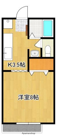 コンフォートハイツ斉藤(1K/1階)の間取り写真