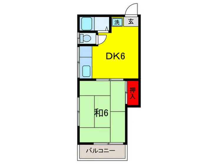 町田荘 2階階 間取り