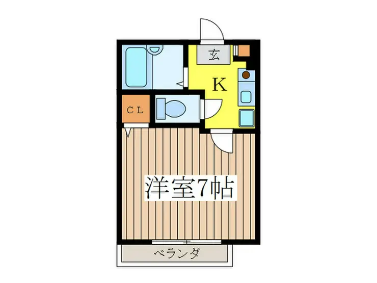 カーク・ド・シャルマン 3階階 間取り