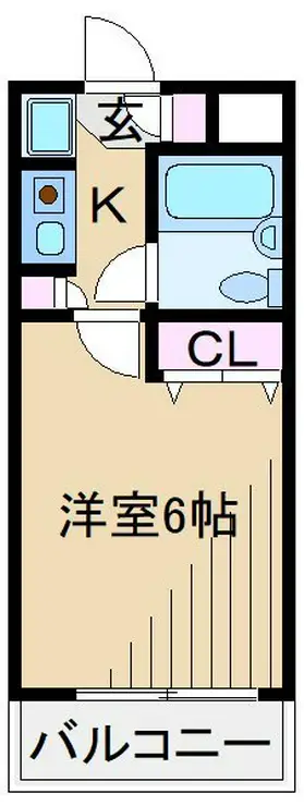 メインステージ大倉山 4階階 間取り