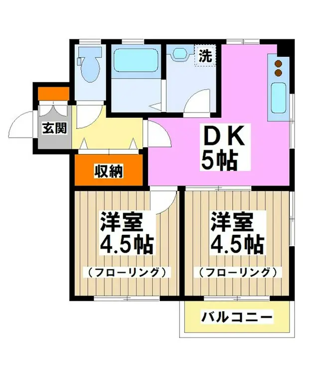 レジデンスカトー 2階階 間取り