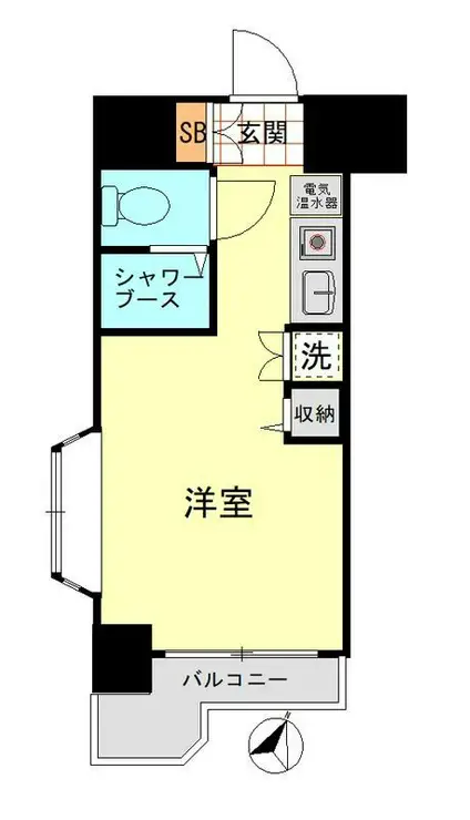 朝日多摩川プラザ 2階階 間取り