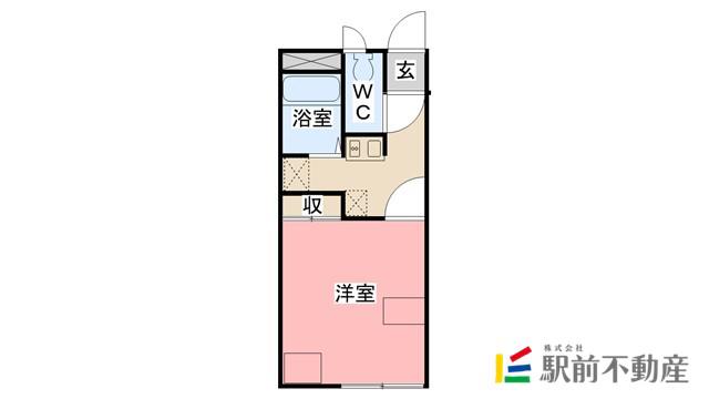 レオパレスZERO(1K/2階)の間取り写真