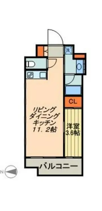 ダイナシティ西川口 8階階 間取り