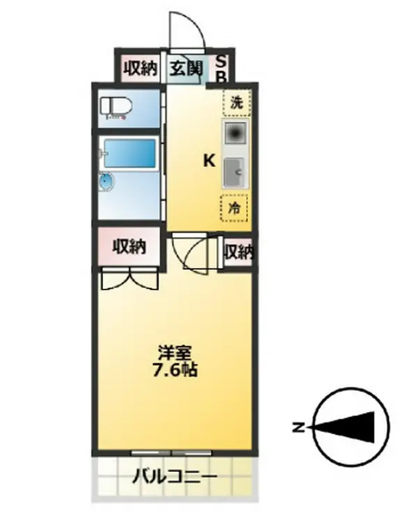 アーツ芝浦 4階階 間取り