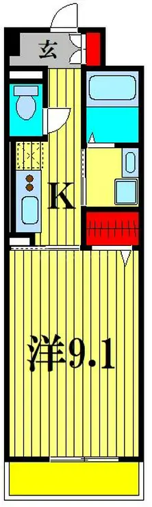 アヴニールヒルズ 2階階 間取り