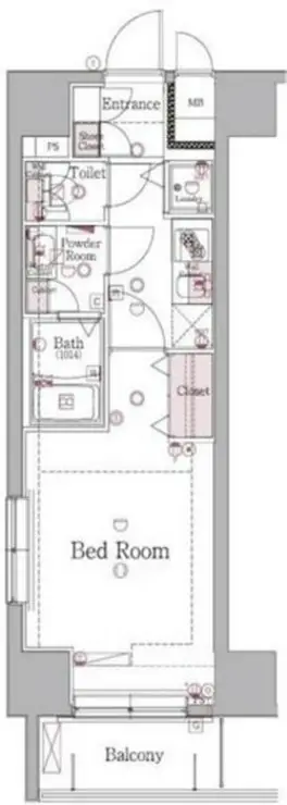 アスピラス鶴見 8階階 間取り
